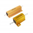 Golden aluminum Housed resistor for led RX24-Series