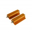 Golden aluminum Housed resistor for led RX24-100W