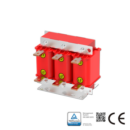 Line Reactor AC 3-Phase 400V ,2%(uK), Rated Current 90A , 37kw